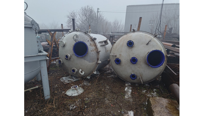 Сборник химический эмалированный 4 м³ "Синяя эмаль"